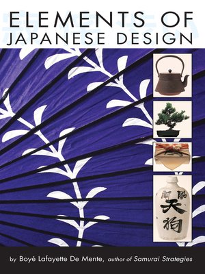 cover image of Elements of Japanese Design